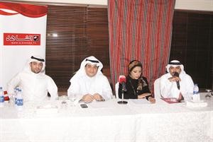 جانب من المؤتمر الصحافي