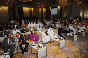 جانب من الحضور الكبير في حفل تدشين محطة تعزيز الغاز الجديدة اسامة ابوعطية