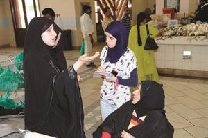 حنان المسفر متحدثة للزميلة ايمان العيناوي﻿