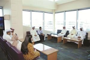 عادل الحماد مع الطلبة المتدربين﻿