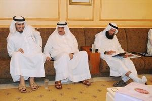 خالد السلطان ومسلم البراك وبدر الداهوم﻿