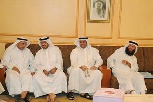 خالد السلطان وفيصل اليحيى وعلي الدقباسي ومحمد الخليفة﻿