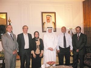 وفد الكويت المشارك في الدورة الاولى للجنة الفنية الجزائريةالكويتية﻿