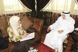 دخالد المذكور في حوار مع الزميلة ليلى الشافعي	 اسامة ابو عطية﻿
