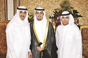 الزميل سالم سعدون ومبارك الجفران يباركان
