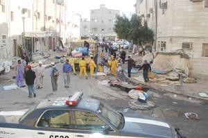 مصادرة بضائع الباعة المتجولين﻿
