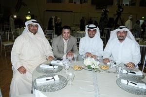 المعلقون الجدد خالد ابل وعمر الشرهان والزميل احمد حسين وموسى بن صبري﻿