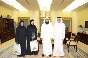 علام الكندري مكرما هديل بوحيمد ولمياء السمحان بحضور مظفر عبدالله