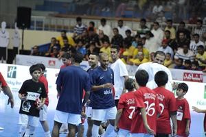 جراح العتيقي قبل المباراة الاستعراضية مع البراعم﻿