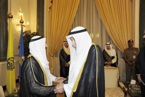 دخالد المذكور مهنئا صاحب السمو﻿