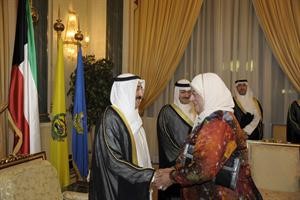 دمعصومة المبارك تهنئ صاحب السمو الامير