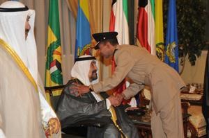 العقيد عادل الحشاش مهنئا سمو الشيخ سالم العلي
