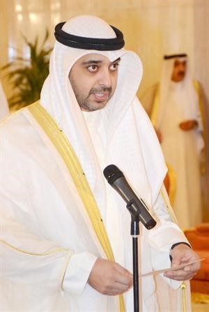 الشيخ محمد العبدالله خلال تادية القسم﻿
