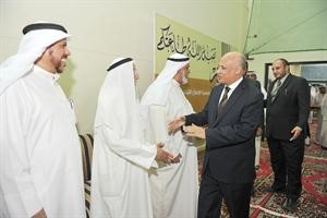 السفير المصري مهنئا﻿