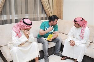 العجمي والشيخ نواف الحمد المبارك يتحدثان لـ الانباء﻿