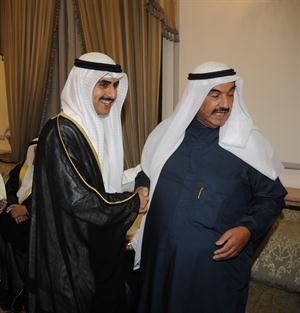 الشيخ ثامر الجابر مهنئا﻿