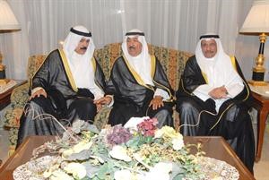 الشيخ جابر العبدالله والشيخ شملان العبدالعزيز﻿