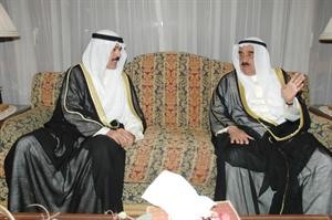 الشيخ فيصل السعود مهنئا الشيخ محمد الخالد﻿