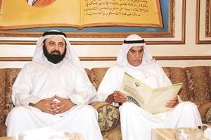 احمد السعدون ود وليد الطبطبائي خلال اجتماع التنسيقية لكتلة الاغلبية مع القوى الشبابيةهاني الشمري