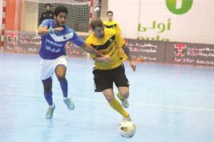 مباراة الشهيد والنصر الاماراتي شهدت اثارة كبيرة﻿
