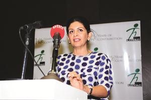 فارعة السقاف تلقي كلمتها﻿