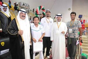 الجارالله والخالد والشيخ دعيج الخليفة في الافتتاح﻿