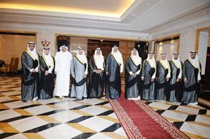 الشيخ صباح الخالد وكبار المهنئين﻿