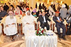 دخالد الجبير ود خالد الصالحود احمد الشطي في مقدمة الحضور﻿