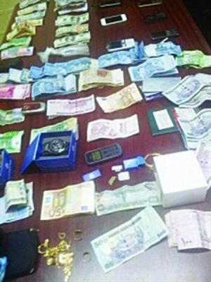 حصيلة نشل العصابة