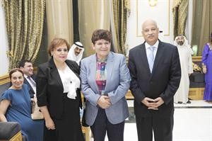 السفير المصري مع درشا الصباح