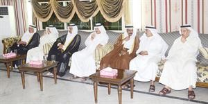 جانب من المهنئين للشيخ د ابراهيم الدعيج في محافظة الاحمدي ﻿
