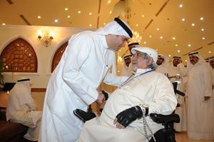 الكندري مرحبا باحد مهنئيه
