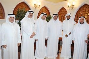 ماحمد الصبيح واحمد الكليب يباركان
