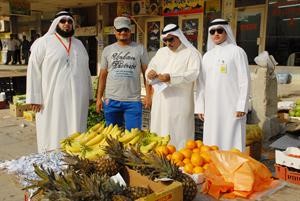 فحص المواد الغذائية