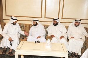 اسامة الشاهين وفلاح الصواغ ومبارك الوعلان وعبداللطيف العميري﻿