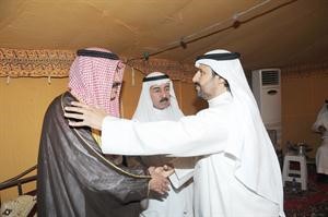 عبدالله الجماح مرحبا بالشيخ مسلط بن هذال﻿