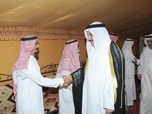 الشيخ فالح القبيح ومحمد بن راشد بن حثلين﻿