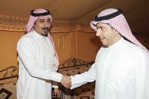 الزميل عبدالهادي العجمي وسلمان بن حثلين﻿