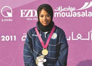 الرامية مريم ارزوقي تسعى للحصول على نتيجة افضل اليوم 