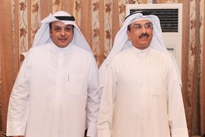 فالح العسكر في استقبال الضيوف
