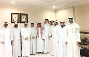 محمد الكندري وجمال السويفان مع اعضاء جمعية المعلمين فرع الجهراء﻿