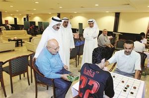الشيخ فيصل السعود متفقدا البطولة﻿