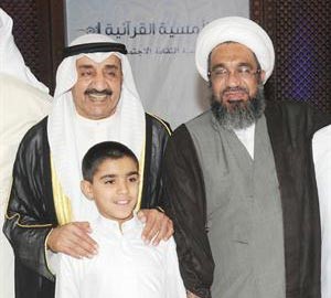 الرئيس جاسم الخرافي مع الشيخ حسين المعتوق