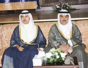 الشيخ خالد البدر والشيخ داحمد الناصر