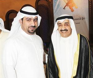 الرئيس الخرافي ومعه الزميل بدر السهيل