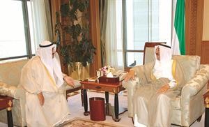صاحب السمو الامير مستقبلا سمو الشيخ ناصر المحمد
