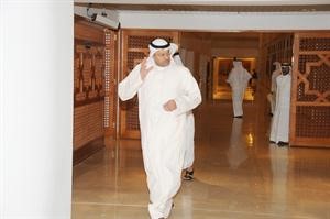 دعلي العبيدي مغادرا