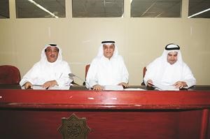 احمد السهو خلال عمومية الصفاة العالمية 	اسامة ابوعطية﻿