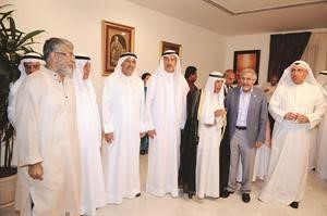 ناصر الساير ودهلال الساير وعدد من الحضور﻿