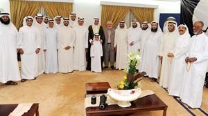 احمد السعدون متوسطا الحضور خلال غبقة الحركة الدستورية